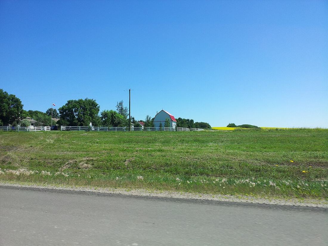 A barn on a farm